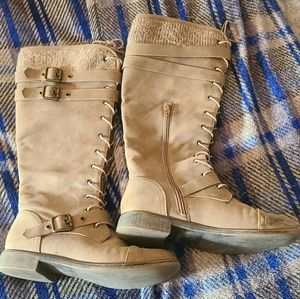Lace up boots